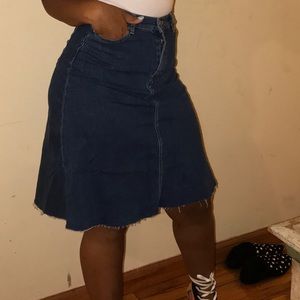 Denim skirt